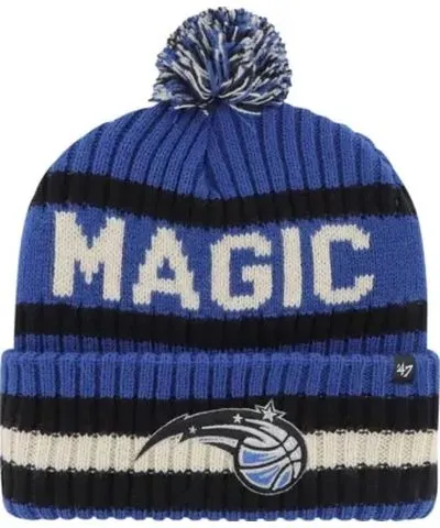 '47 Men's NBA Orlando Magic Bering Cuffed Knit Hat with Pom