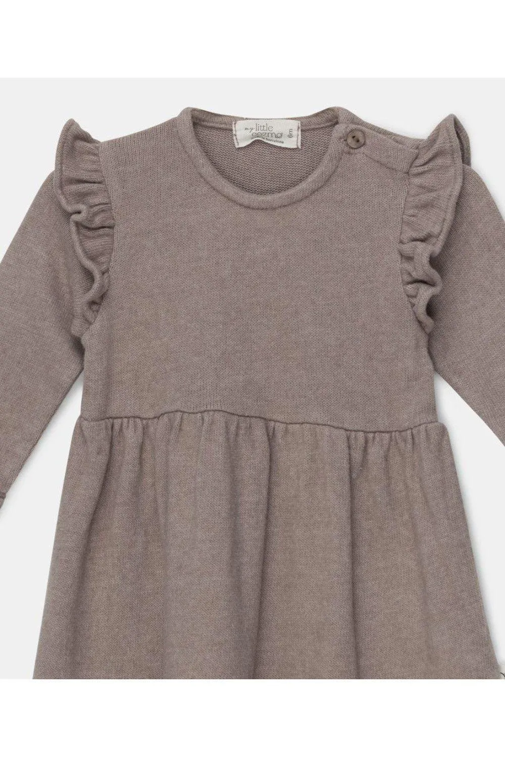 [60%OFF]  Knit dress -taupe