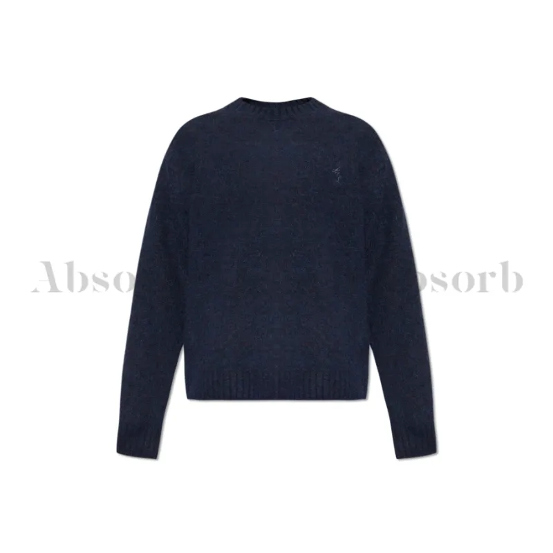 Acne Studios  |Crew Neck Wool Long Sleeves Plain Designers Sweaters