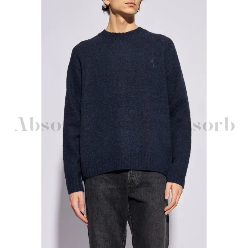 Acne Studios  |Crew Neck Wool Long Sleeves Plain Designers Sweaters