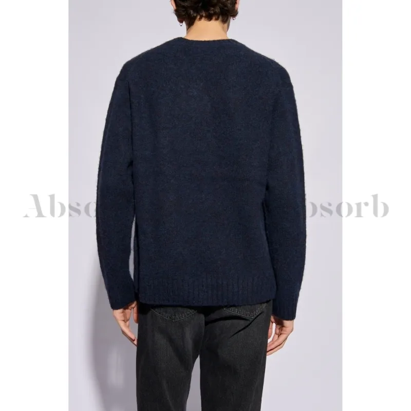 Acne Studios  |Crew Neck Wool Long Sleeves Plain Designers Sweaters