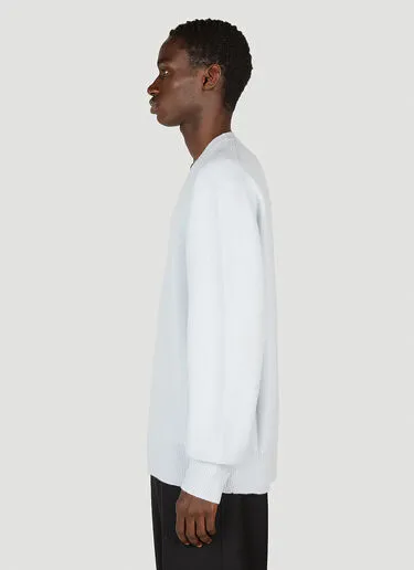 Acne Studios  |Wool Cashmere Street Style Long Sleeves Logo Designers