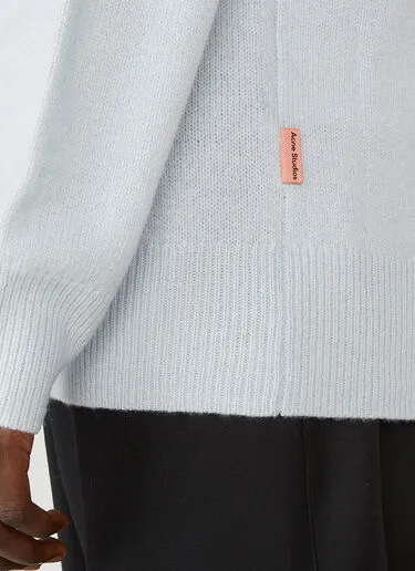 Acne Studios  |Wool Cashmere Street Style Long Sleeves Logo Designers