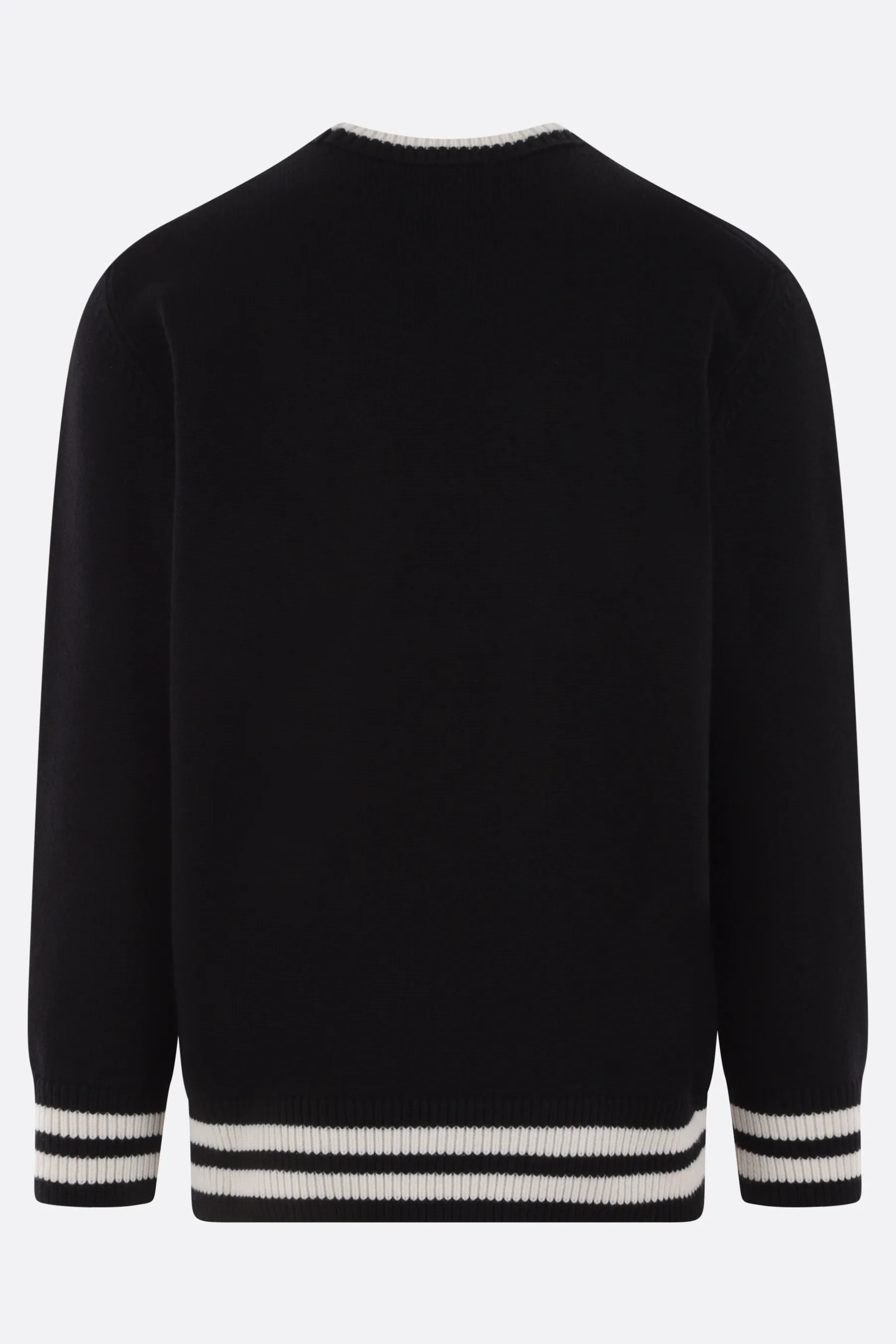 alexander mcqueen  |Crew Neck Skull Wool Cashmere Long Sleeves Plain Logo