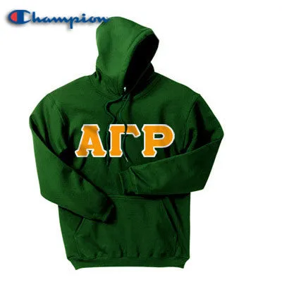 Alpha Gamma Rho Champion Powerblend Hoodie - S700 - TWILL