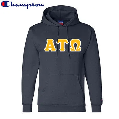 Alpha Tau Omega Champion Powerblend Hoodie - S700 - TWILL