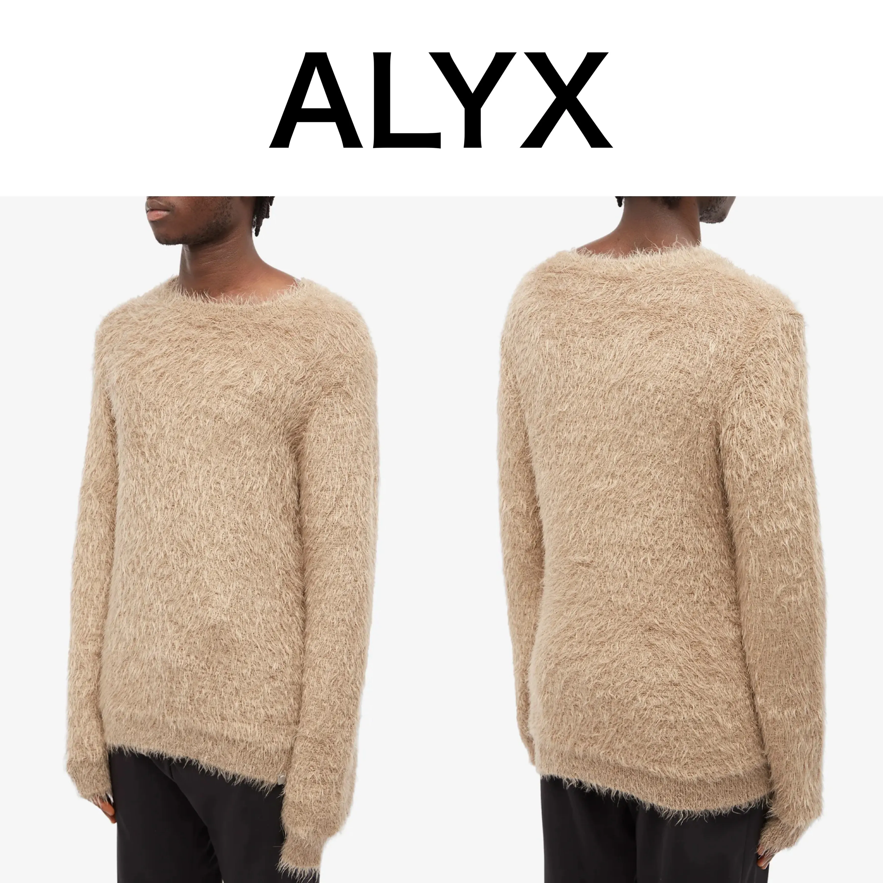 ALYX  |Crew Neck Unisex Street Style Long Sleeves Sweaters