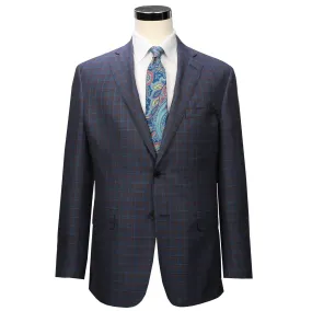 Audubon Blue & Red Check Sport Coat