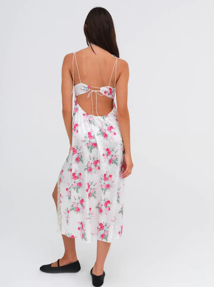 Babys Breath Midi Slip Dress by For Love & Lemons