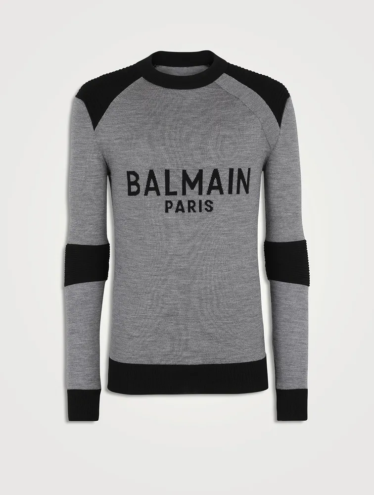 BALMAIN Wool Logo Sweater