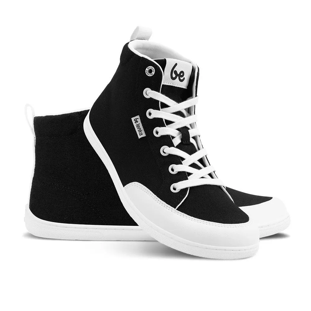 Be Lenka Rebound High-Top Canvas Sneaker - Black & White 47 - Like New