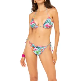 BIKINI TRIANGOLO CON SLIP Donna Leo Pink Flamingo