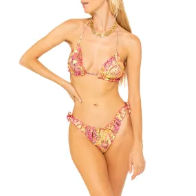 BIKINI TRIANGOLO E SLIP Donna Acid Blossom