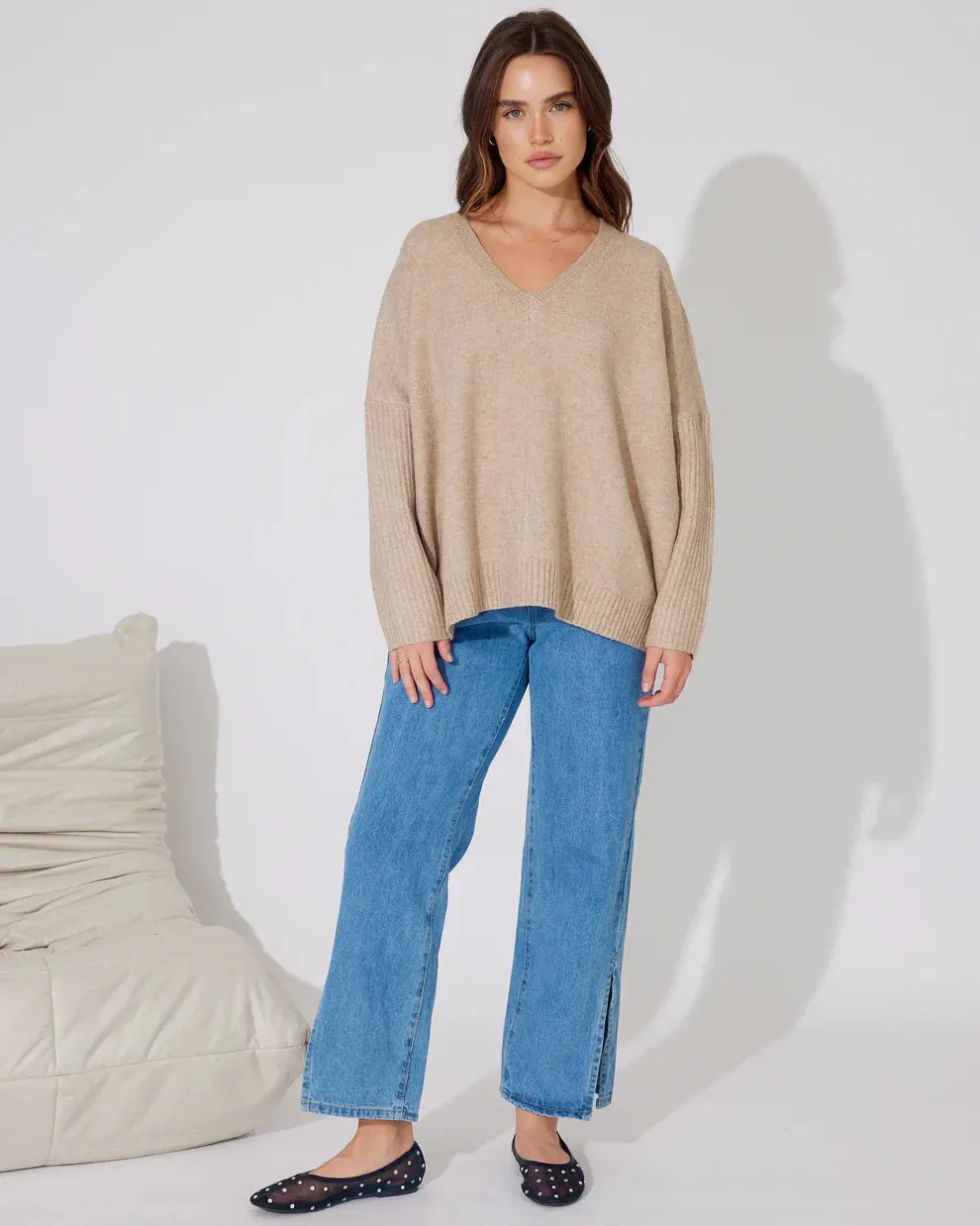 BILLIE KNIT OAT RESTOCKED