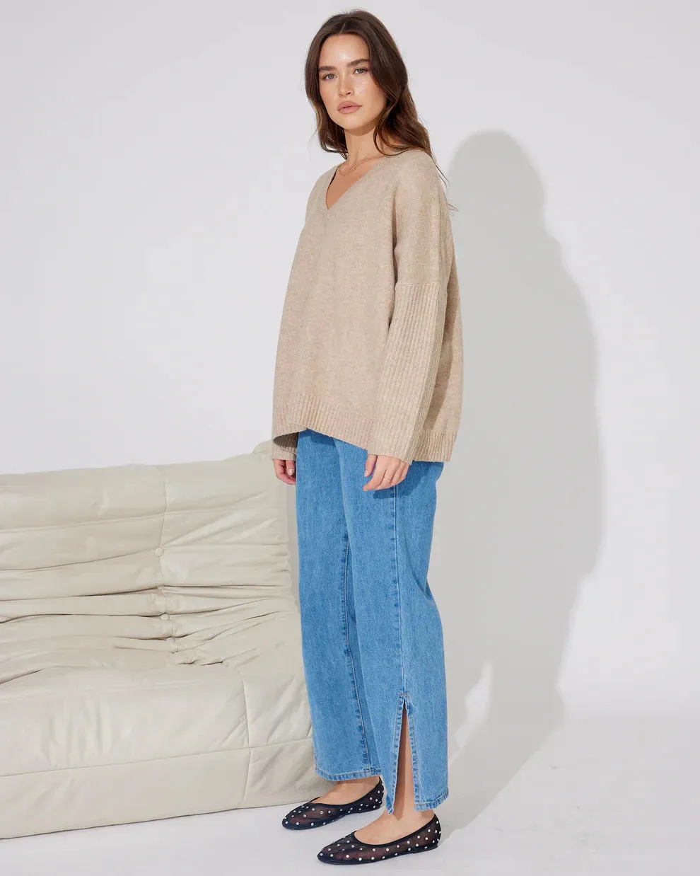 BILLIE KNIT OAT RESTOCKED