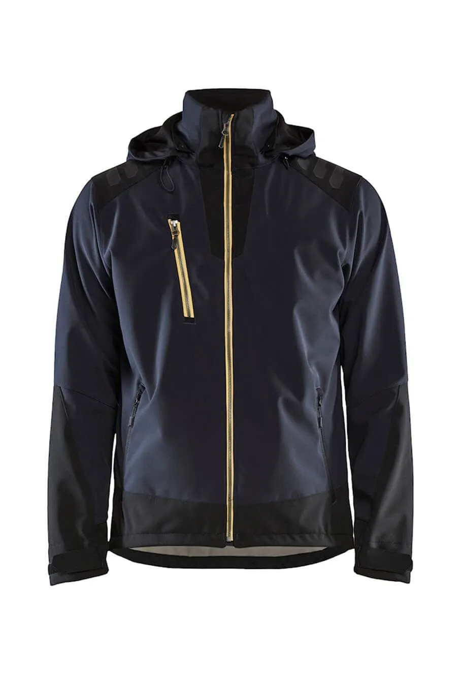 Blåkläder Work Jacket Softshell 4749 - Blue Yellow