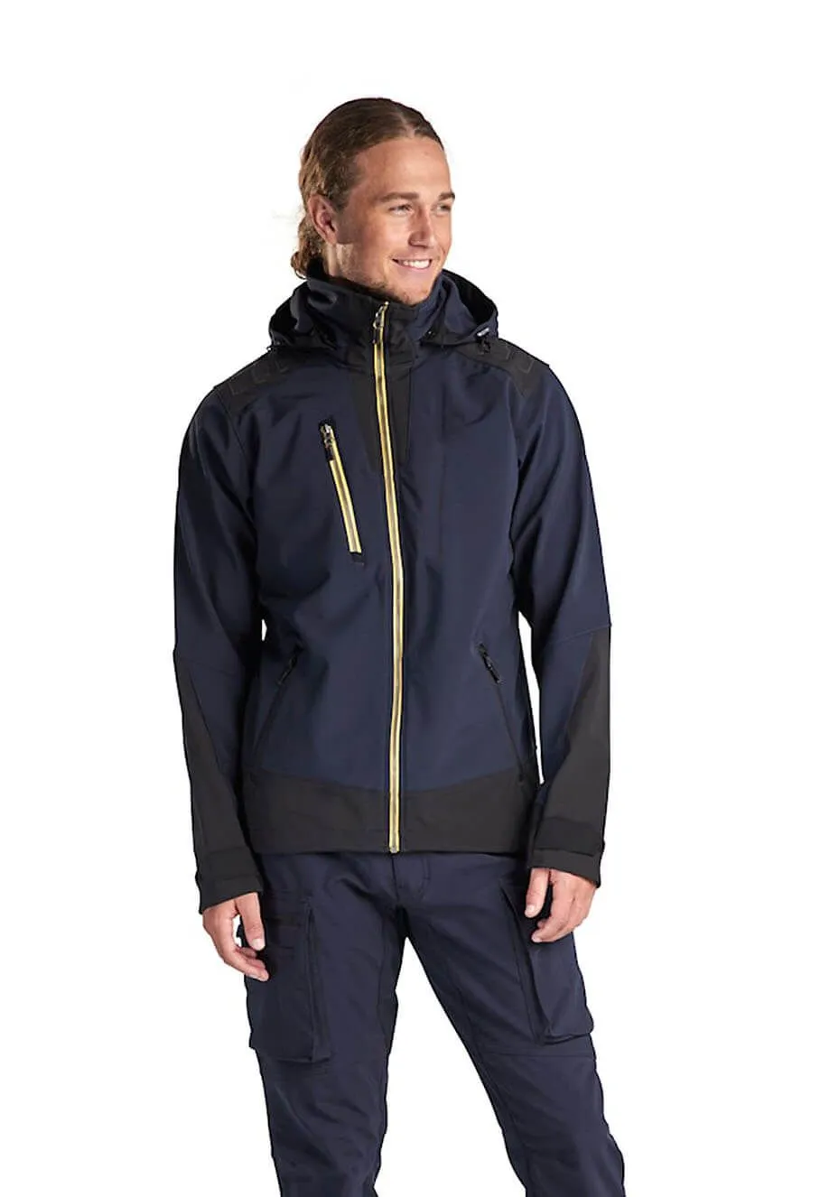 Blåkläder Work Jacket Softshell 4749 - Blue Yellow