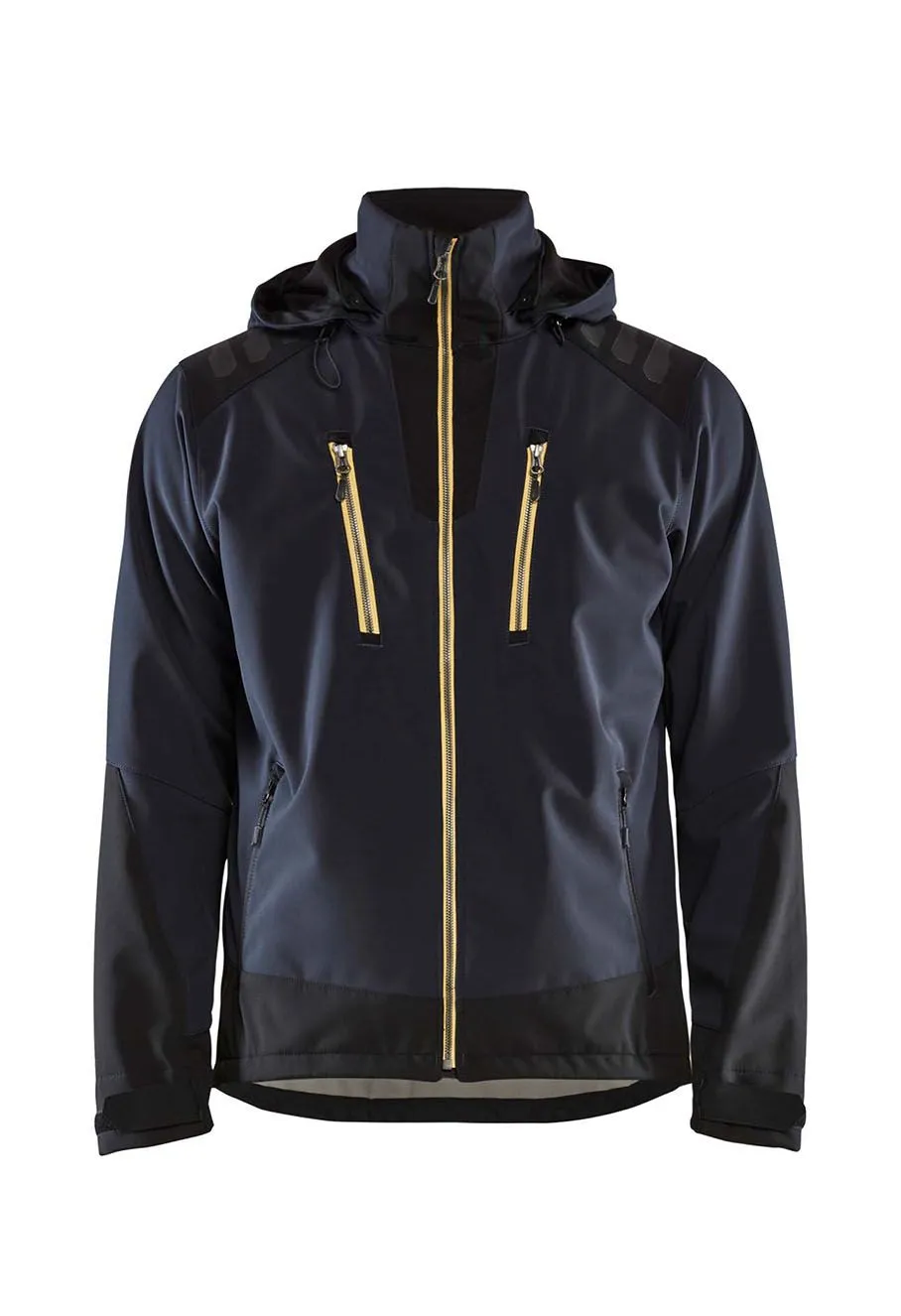 Blåkläder Work Jacket Softshell 4749 - Blue Yellow