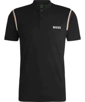 Boss x Matteo Berrettini active polo shirt with moisture control