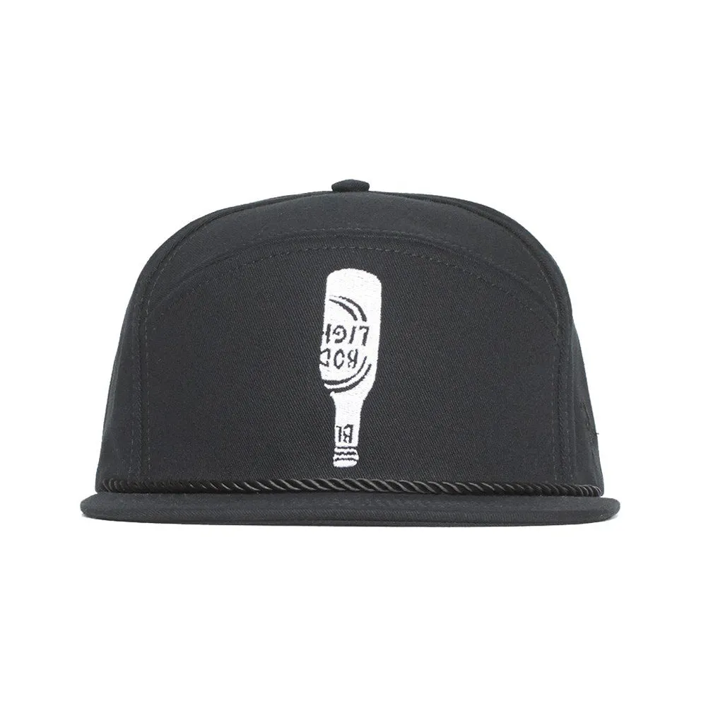 BY PARRA 6 PANEL KING HAT HANGING // BLACK