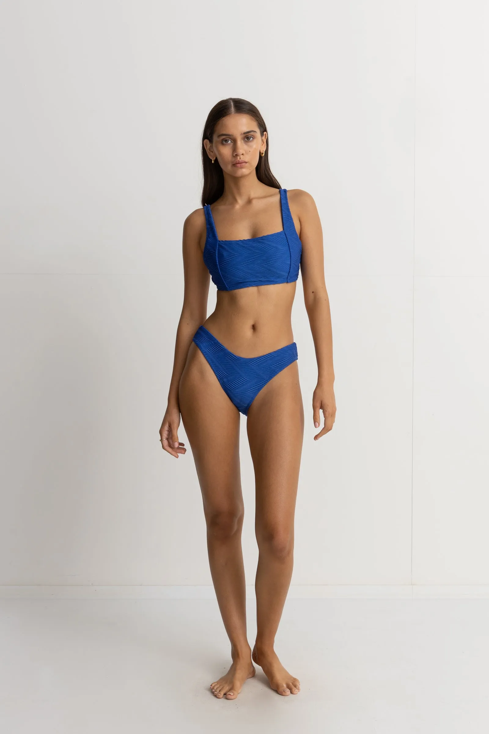 Castaway Support Hidden Underwire Top Blue