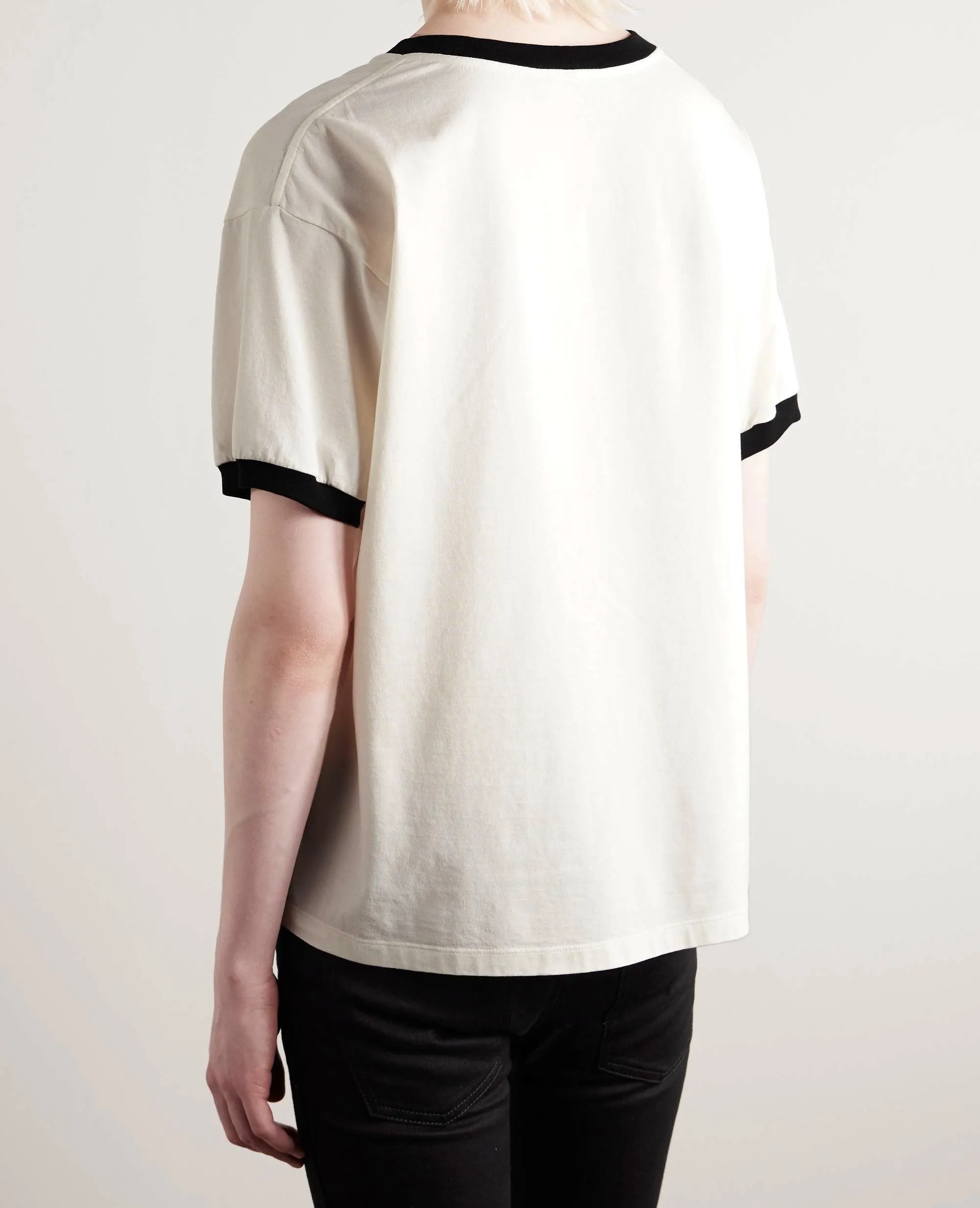 CELINE  |Plain Cotton Short Sleeves Logo Luxury T-Shirts