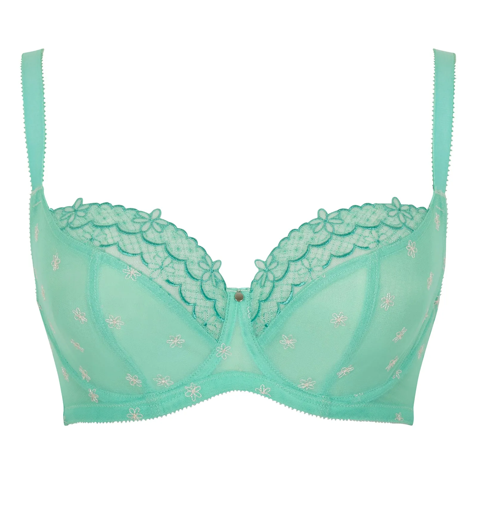 Cleo by Panache Blossom Balconnet Underwire Bra (10581) - Jade