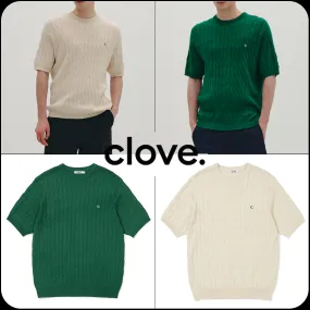 clove  |[Clove]★Cable Round neck Knit_Men