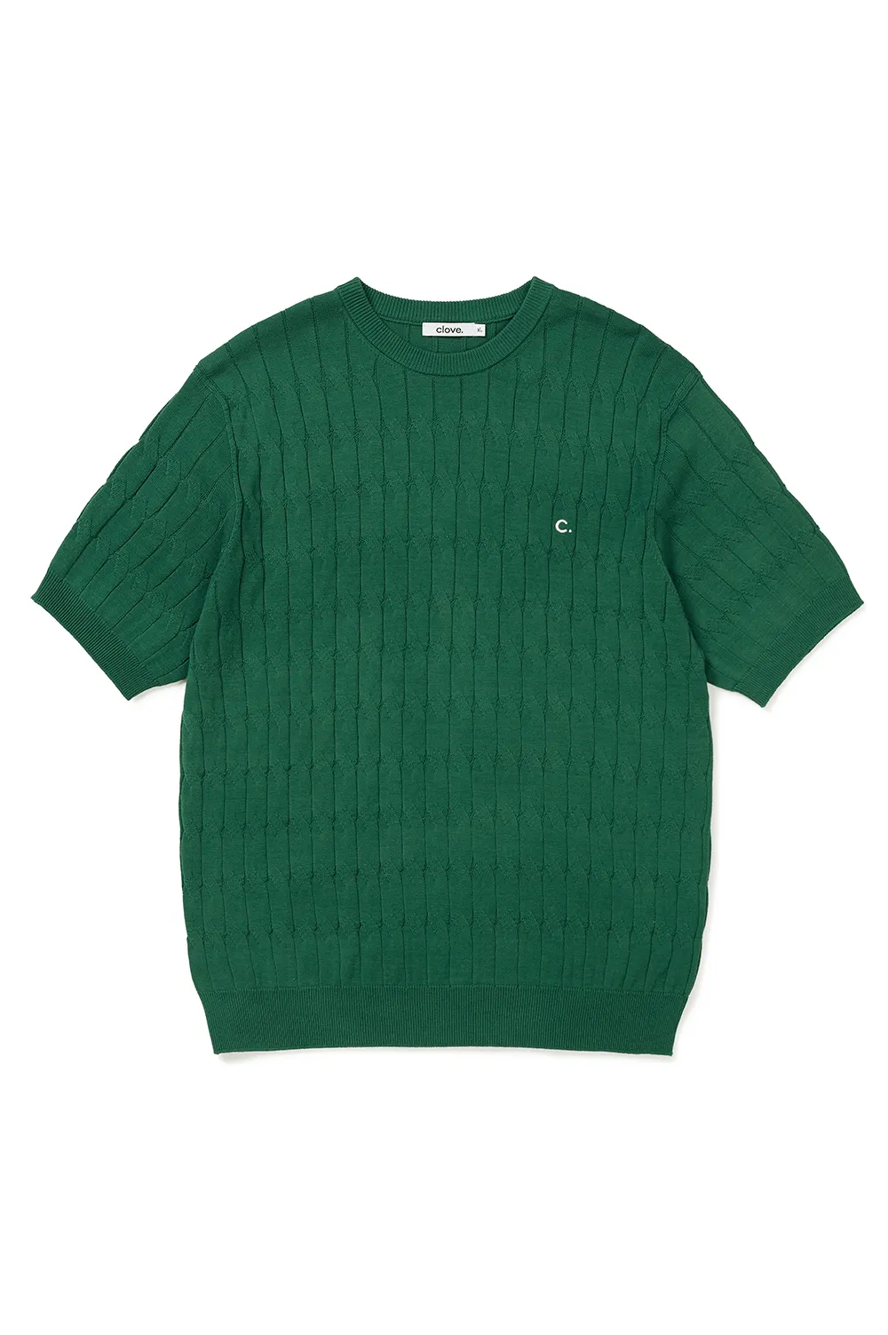 clove  |[Clove]★Cable Round neck Knit_Men