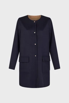 Coat Lareen Dam26a029 Navy