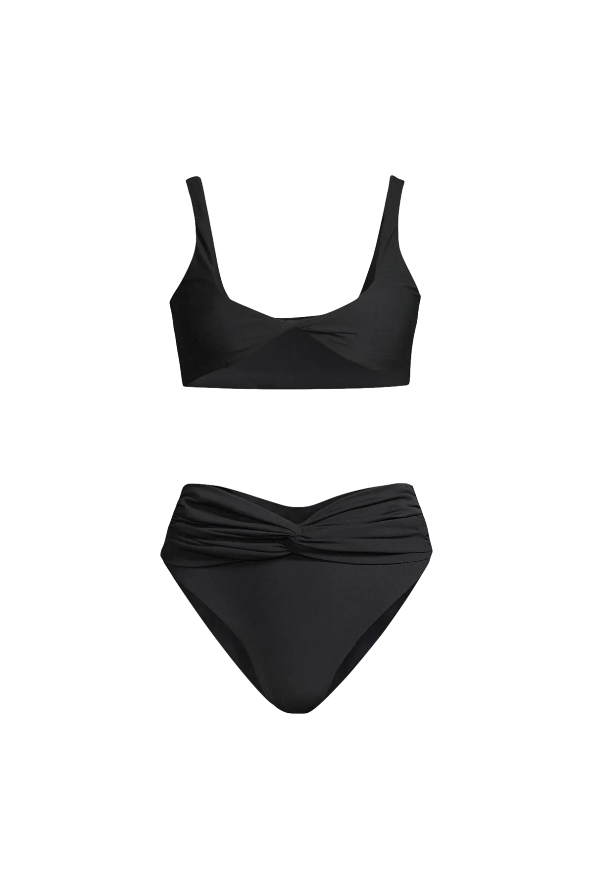 Concha Bikini in Black - Bottom