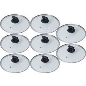 Connoisseur Glass Lid Cap 30cm Pan Frypan Pot Transparent 300mm 8 Pack BULK