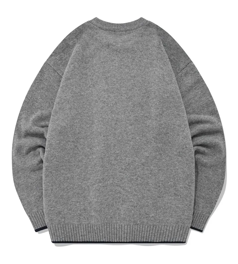 COVERNAT  |[COVERNAT]★Lambswool C Logo Crew Neck Kni.t