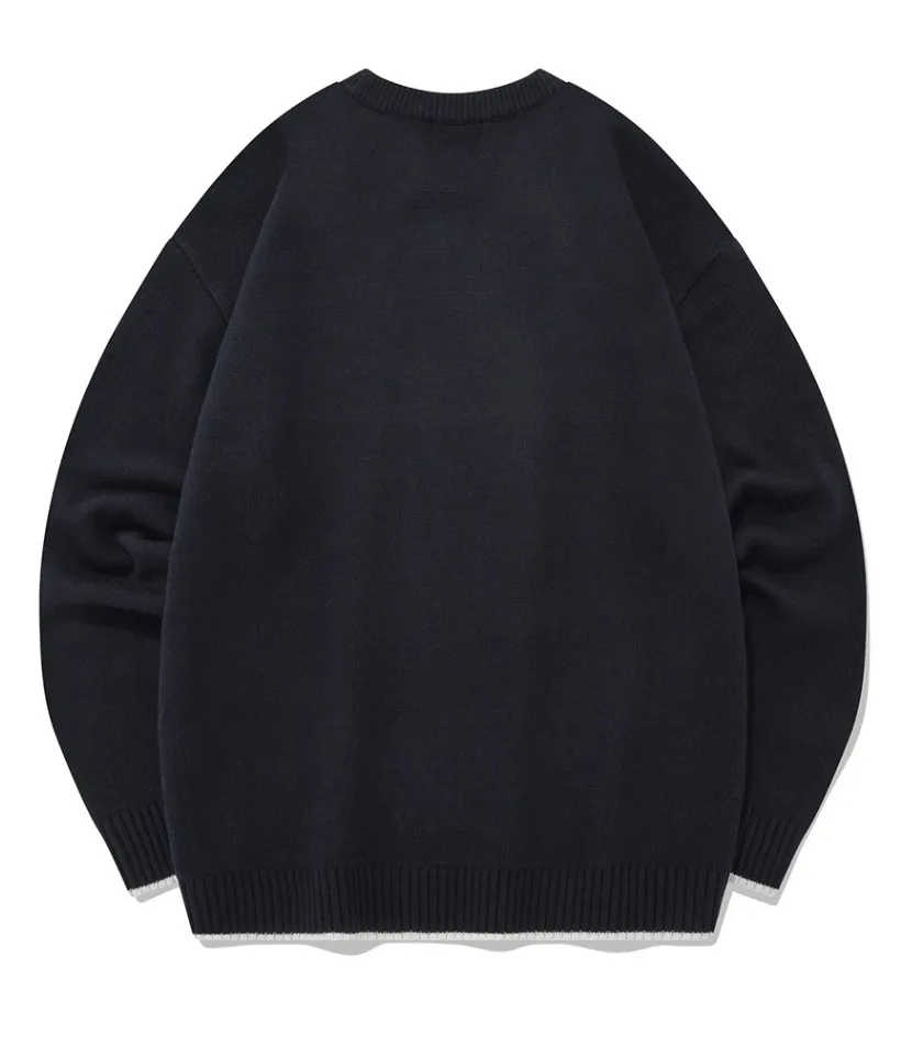 COVERNAT  |[COVERNAT]★Lambswool C Logo Crew Neck Kni.t