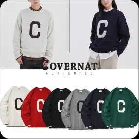 COVERNAT  |[COVERNAT]★Lambswool C Logo Crew Neck Kni.t