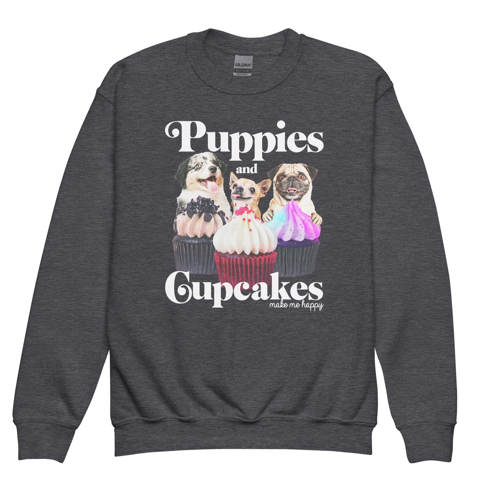 Cupcakes | Youth crewneck sweatshirt