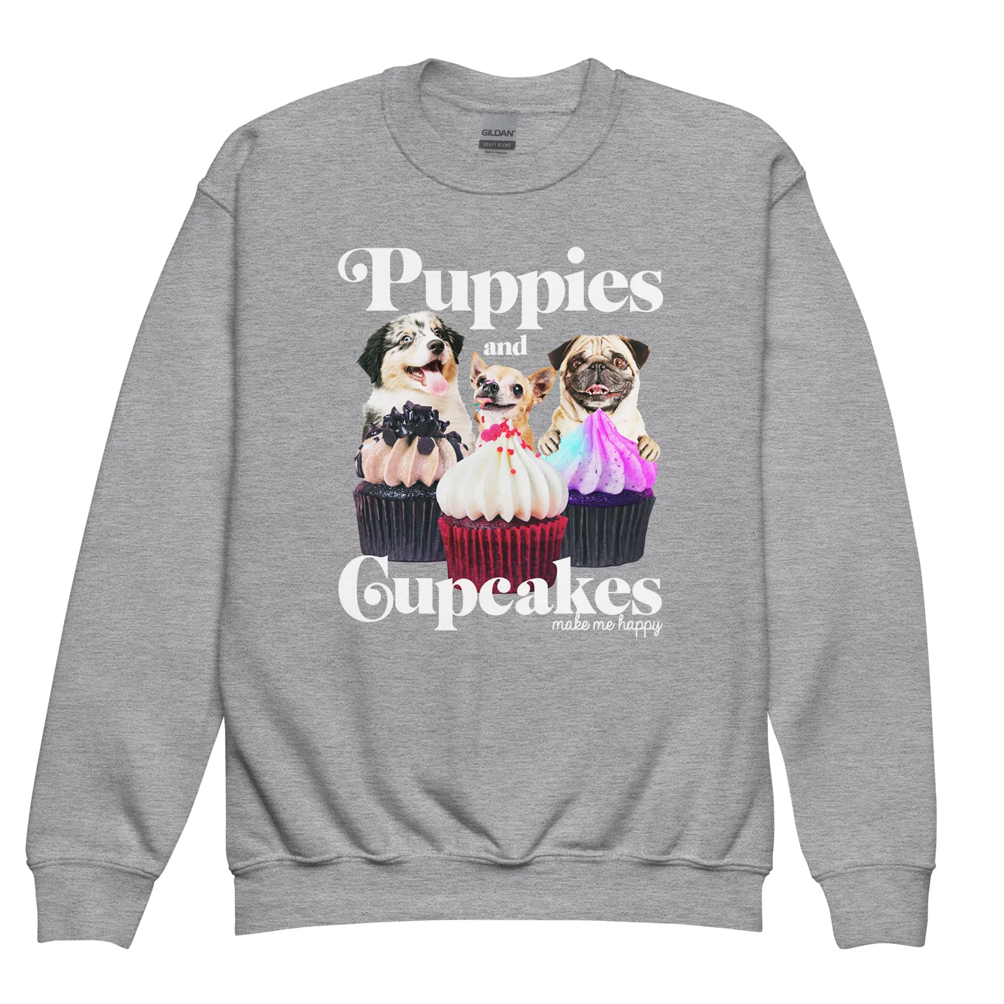 Cupcakes | Youth crewneck sweatshirt