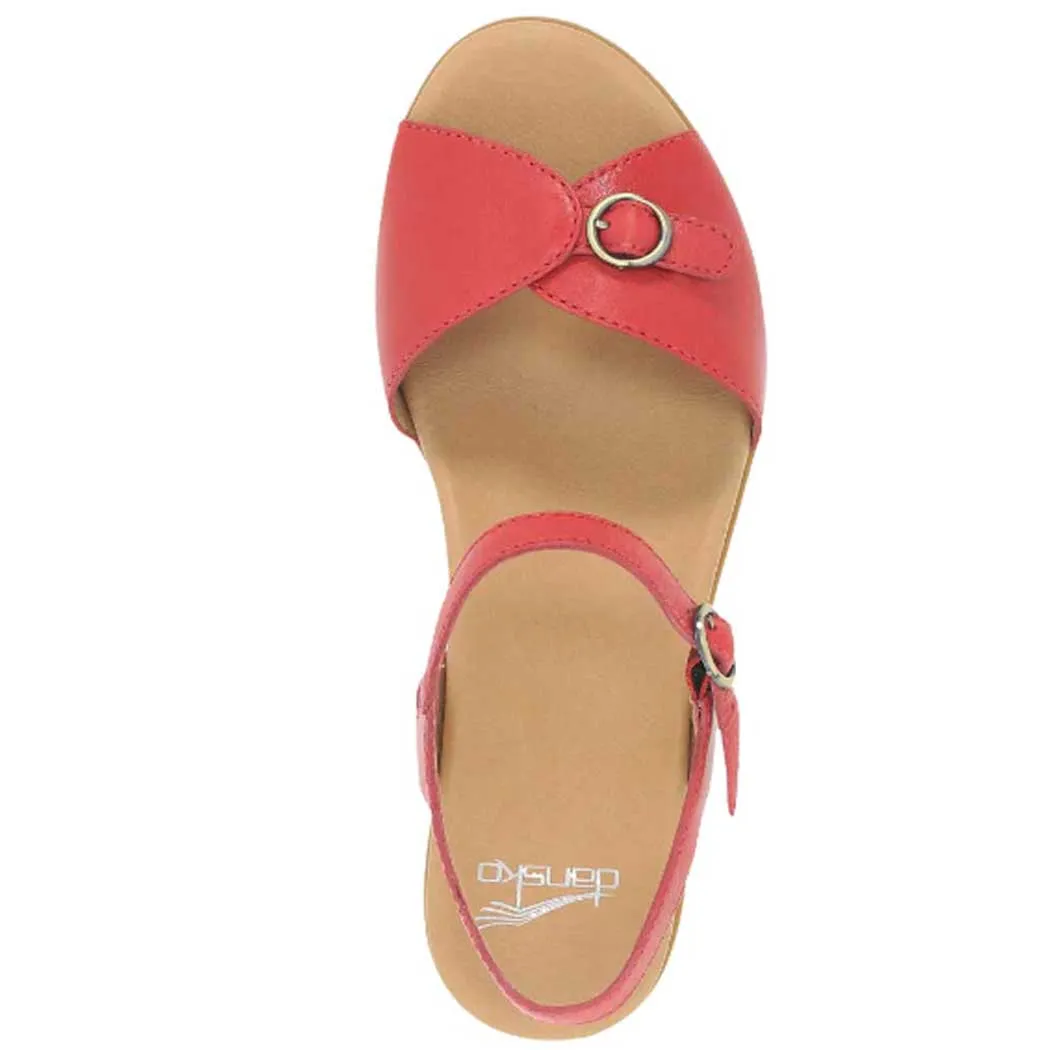 Dansko Tessie Heel Sandal Poppy (Women's)