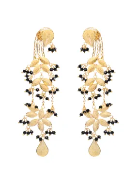 Denise Nader Arabesque Leaf Earrings