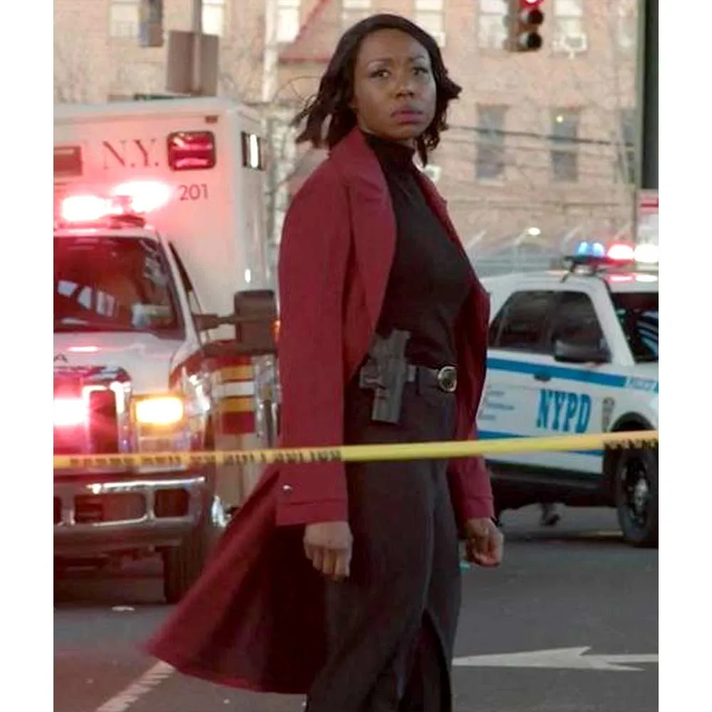 East New York Amanda Warren Red Coat