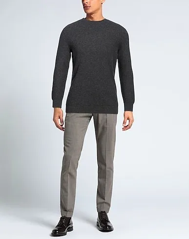 Ermenegildo Zegna  |Cashmere Long Sleeves Plain Oversized Luxury Sweaters