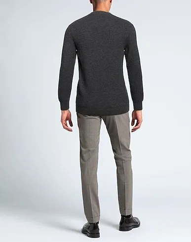 Ermenegildo Zegna  |Cashmere Long Sleeves Plain Oversized Luxury Sweaters