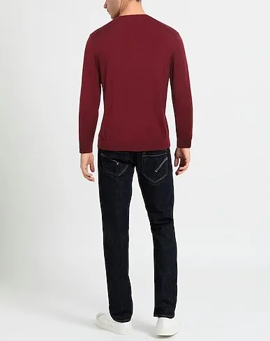 Ermenegildo Zegna  |Cashmere Silk V-Neck Long Sleeves Plain Luxury Sweaters