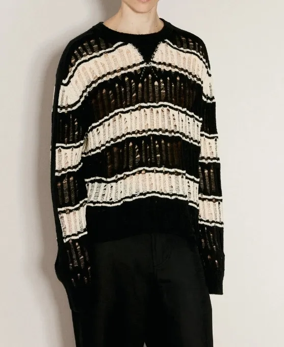 Eytys  |Crew Neck Stripes Street Style Long Sleeves Sweaters