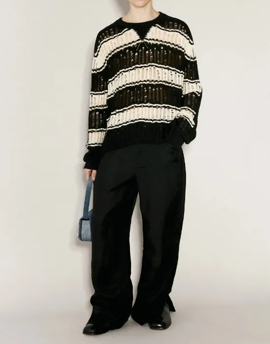 Eytys  |Crew Neck Stripes Street Style Long Sleeves Sweaters