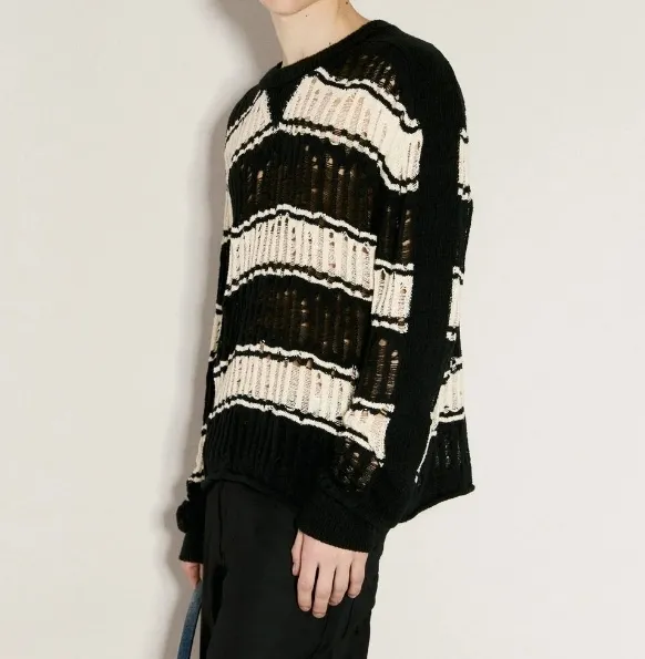 Eytys  |Crew Neck Stripes Street Style Long Sleeves Sweaters