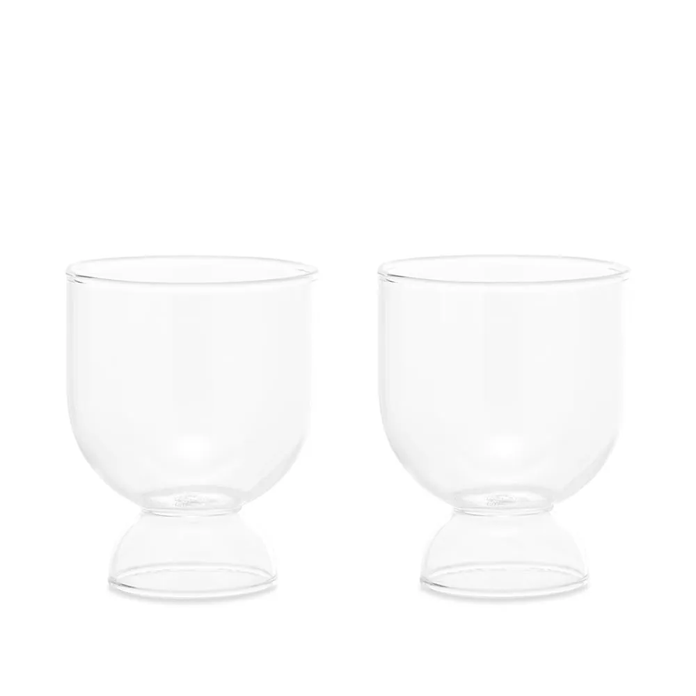 ferm LIVING Still Glasses - Set of 2Clear