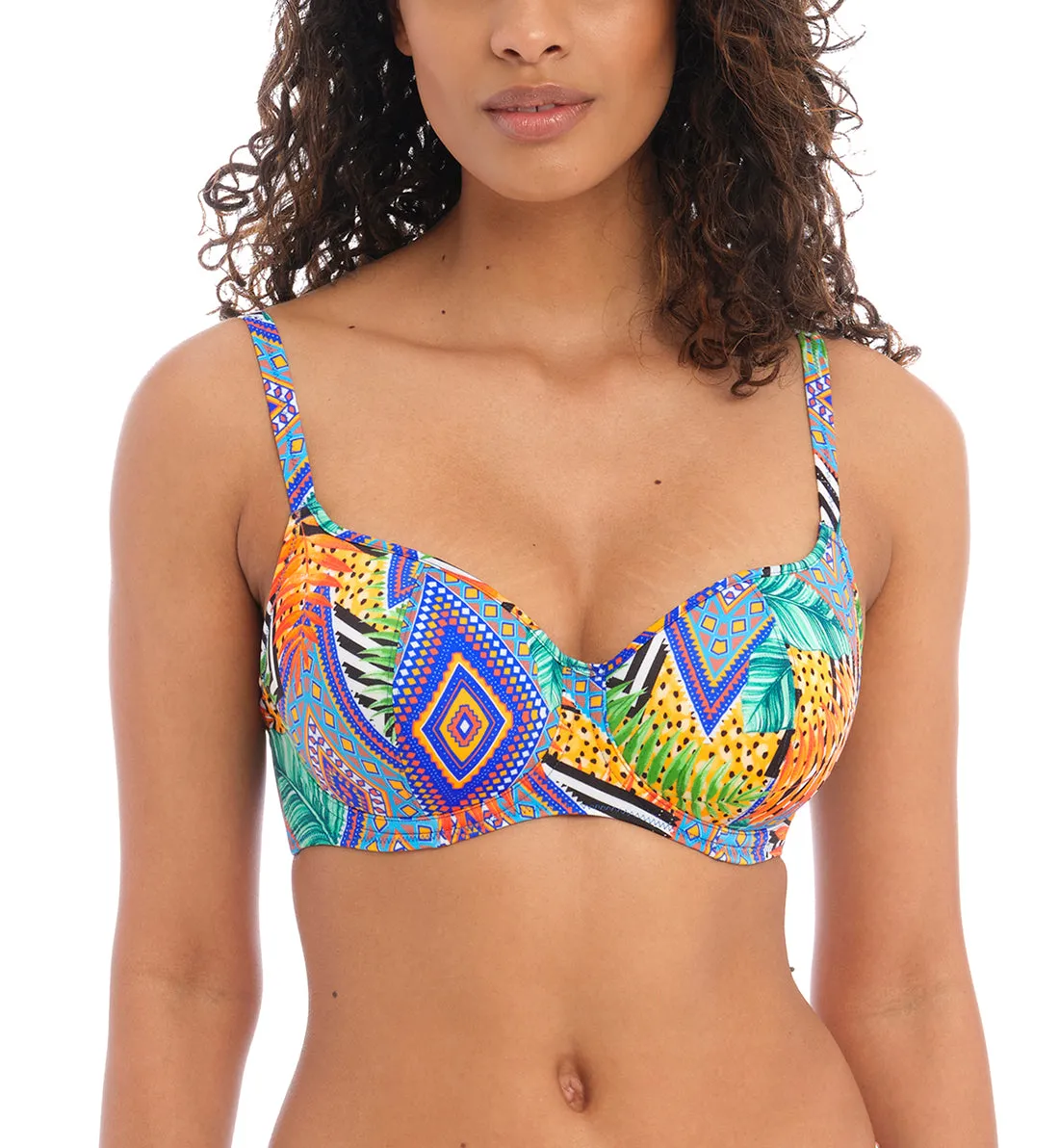 Freya Cala Palma Sweetheart Padded Underwire Bikini Top (202403) - Multi