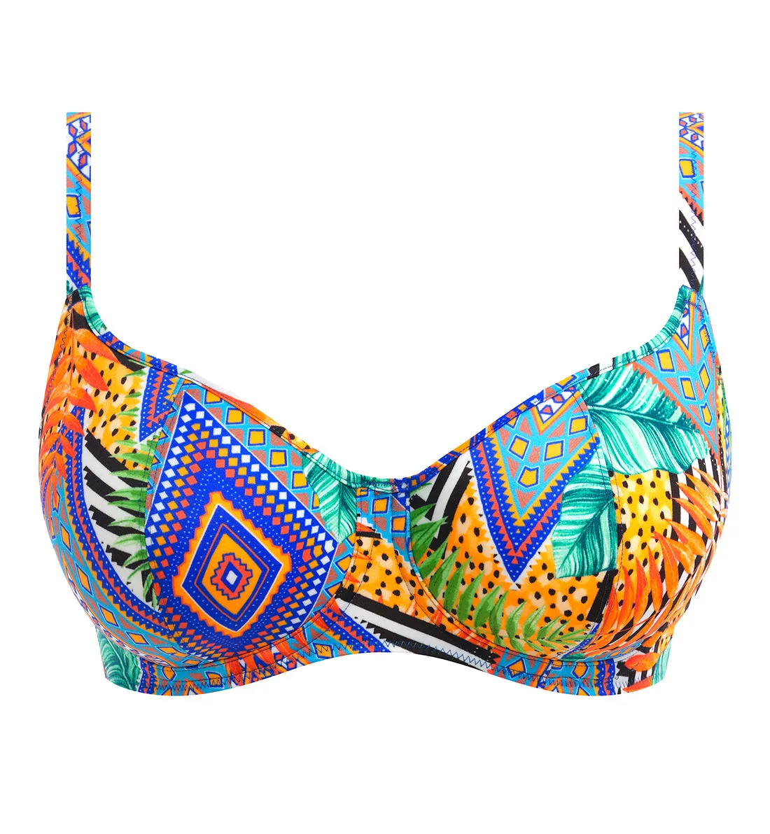 Freya Cala Palma Sweetheart Padded Underwire Bikini Top (202403) - Multi