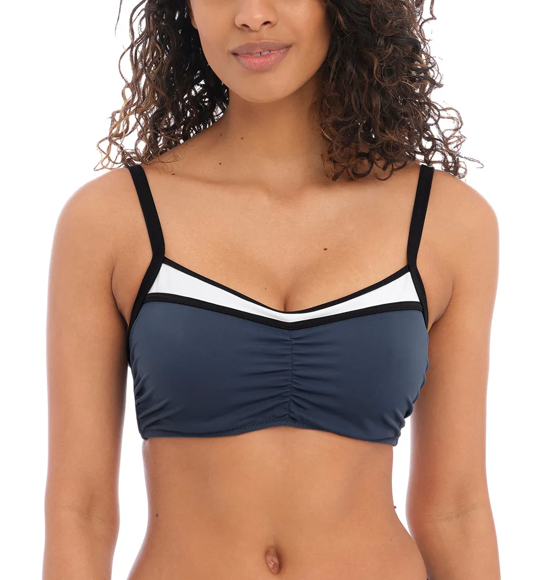 Freya Colour Crush Convertible Concealed Underwire Bralette Bikini Top (202014) - Ink